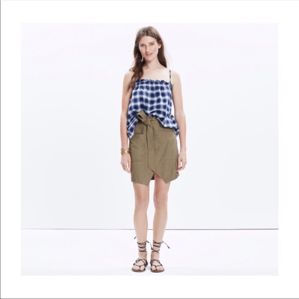Madewell Portside Skirt with tie